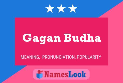 Affiche de nom Gagan Budha