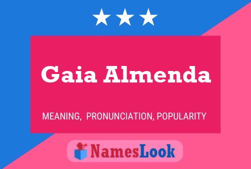 Affiche de nom Gaia Almenda