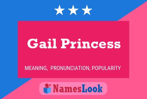 Affiche de nom Gail Princess