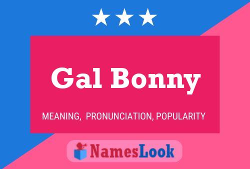 Affiche de nom Gal Bonny