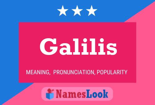 Affiche de nom Galilis