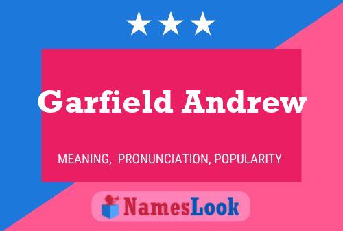 Affiche de nom Garfield Andrew