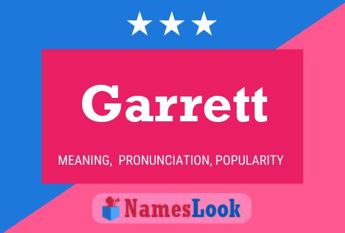 Affiche de nom Garrett