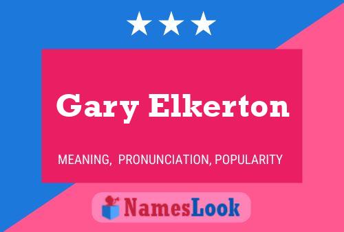 Affiche de nom Gary Elkerton