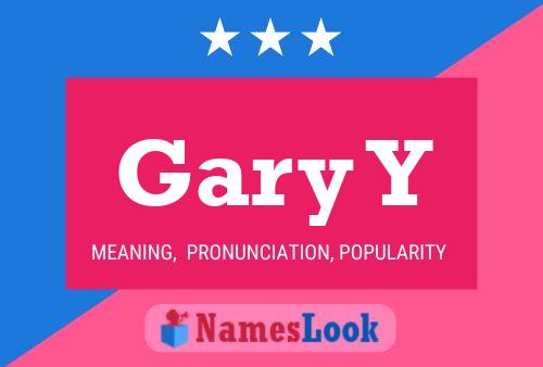 Affiche de nom Gary Y