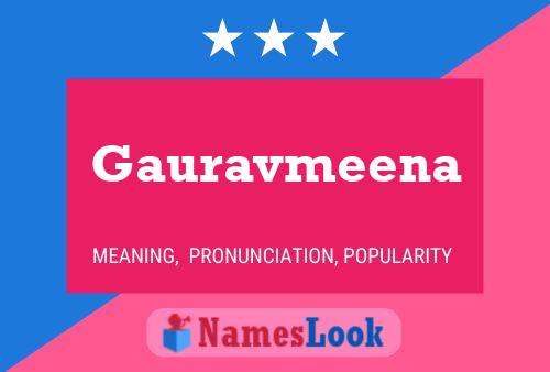 Affiche de nom Gauravmeena