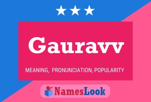 Affiche de nom Gauravv