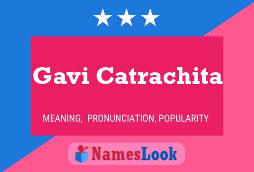 Affiche de nom Gavi Catrachita