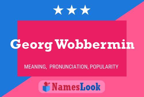 Affiche de nom Georg Wobbermin