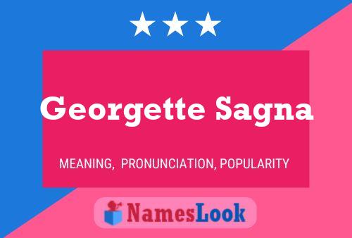 Affiche de nom Georgette Sagna