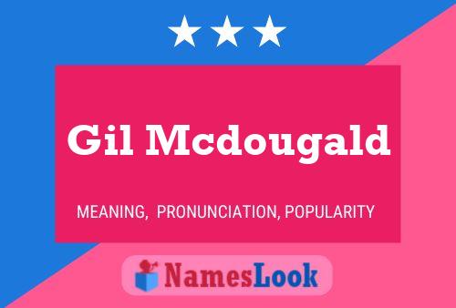 Affiche de nom Gil Mcdougald