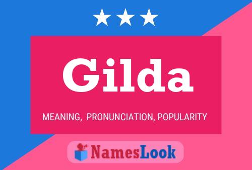 Affiche de nom Gilda