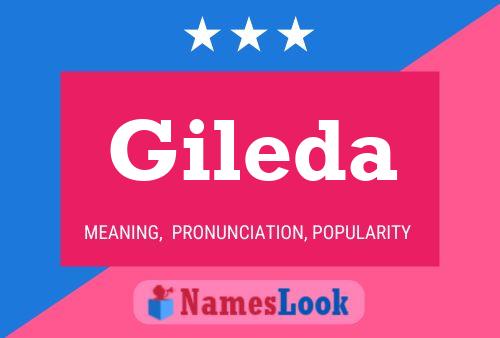 Affiche de nom Gileda