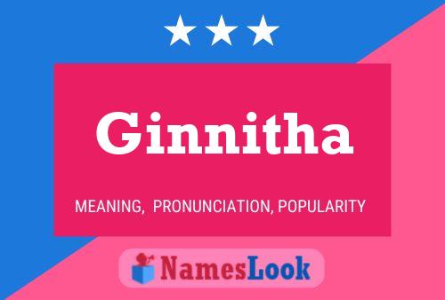 Affiche de nom Ginnitha