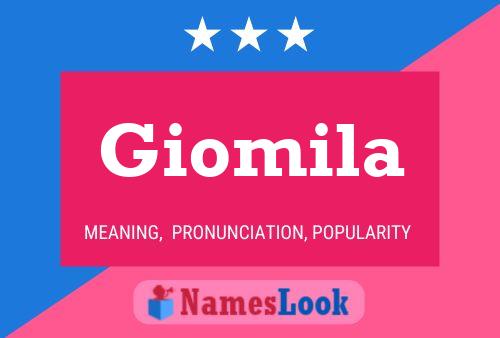 Affiche de nom Giomila