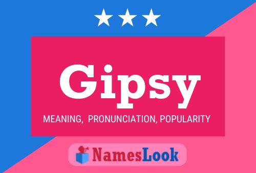 Affiche de nom Gipsy