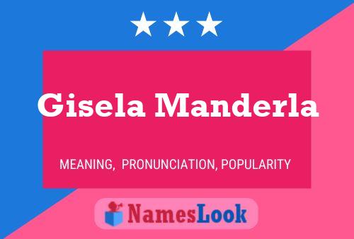 Affiche de nom Gisela Manderla