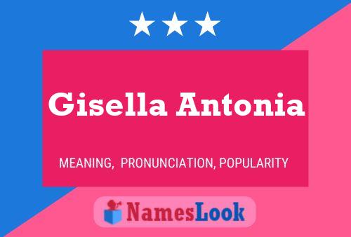 Affiche de nom Gisella Antonia