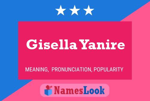 Affiche de nom Gisella Yanire