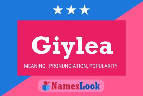 Affiche de nom Giylea