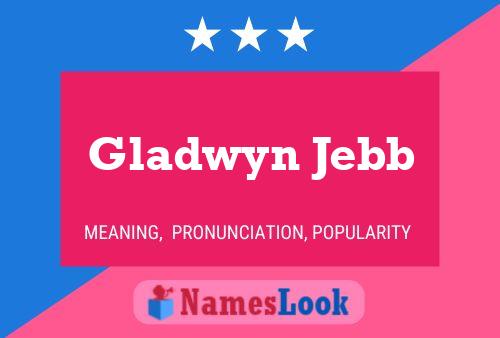 Affiche de nom Gladwyn Jebb