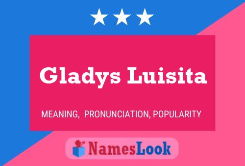 Affiche de nom Gladys Luisita