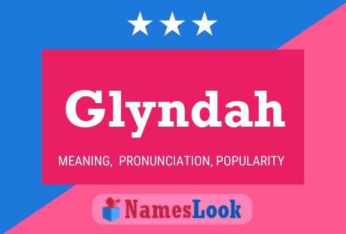 Affiche de nom Glyndah