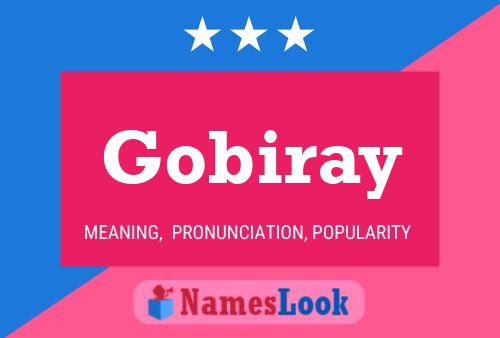 Affiche de nom Gobiray