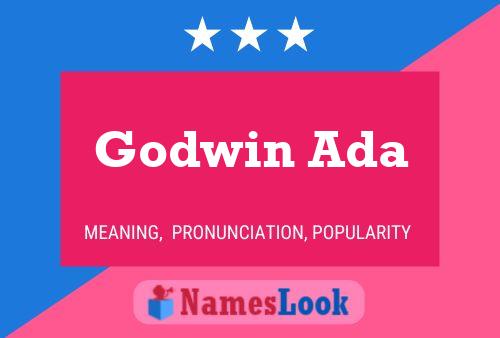 Affiche de nom Godwin Ada