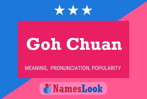 Affiche de nom Goh Chuan