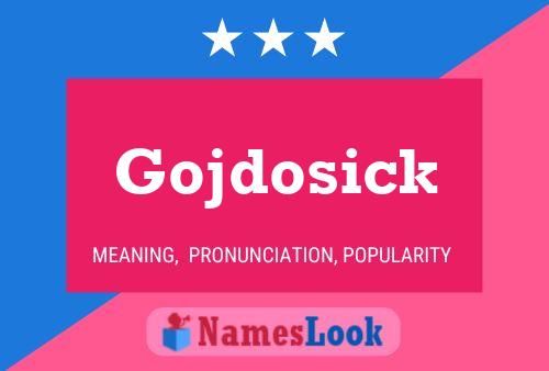 Affiche de nom Gojdosick