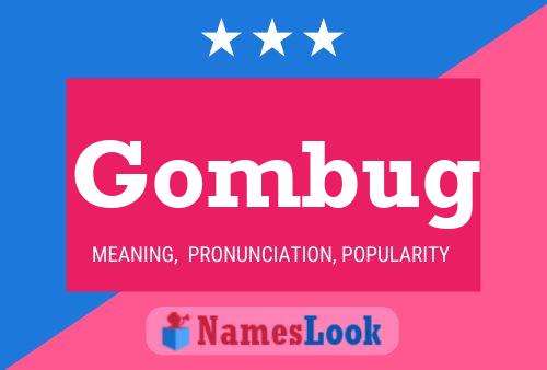 Affiche de nom Gombug