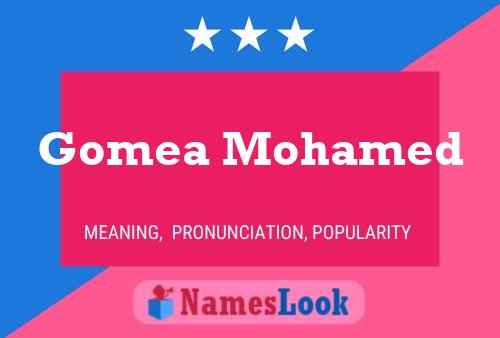 Affiche de nom Gomea Mohamed