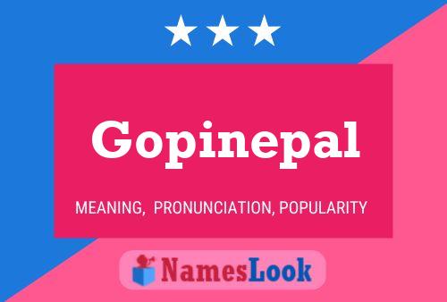 Affiche de nom Gopinepal