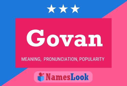 Affiche de nom Govan