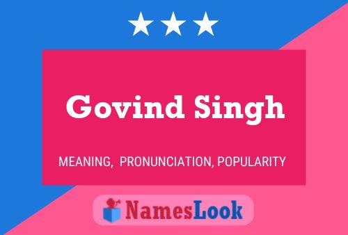 Affiche de nom Govind Singh