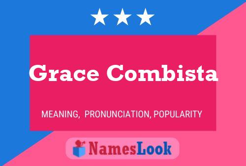 Affiche de nom Grace Combista