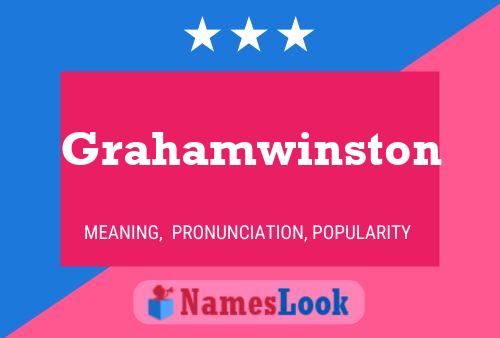 Affiche de nom Grahamwinston