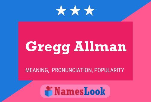 Affiche de nom Gregg Allman