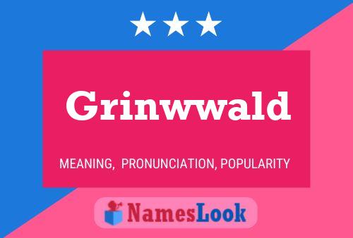 Affiche de nom Grinwwald