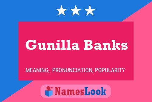 Affiche de nom Gunilla Banks