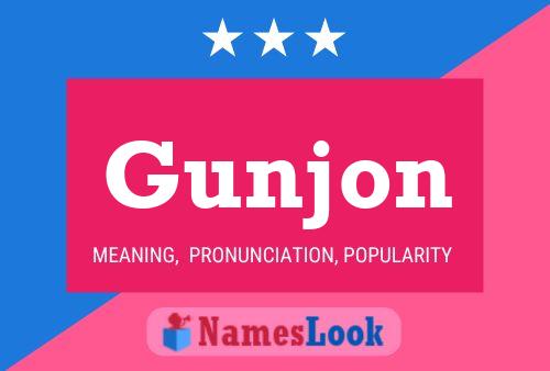 Affiche de nom Gunjon