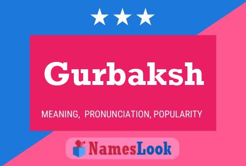 Affiche de nom Gurbaksh