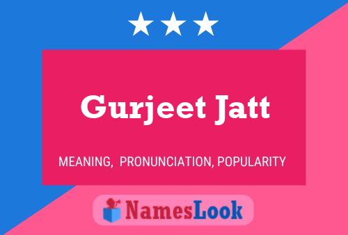 Affiche de nom Gurjeet Jatt