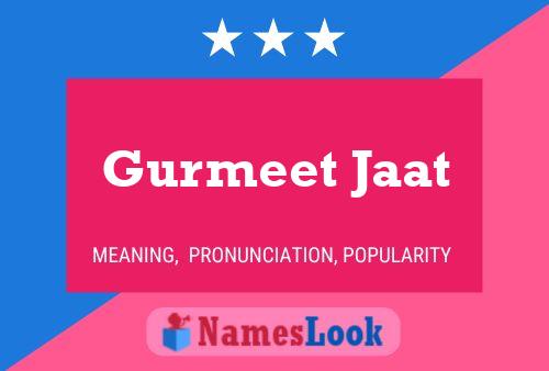 Affiche de nom Gurmeet Jaat