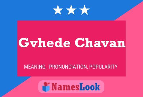 Affiche de nom Gvhede Chavan