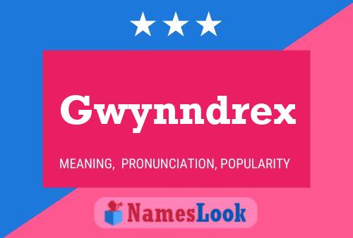 Affiche de nom Gwynndrex