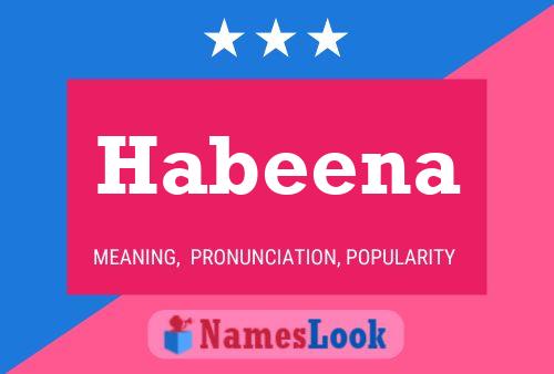 Affiche de nom Habeena