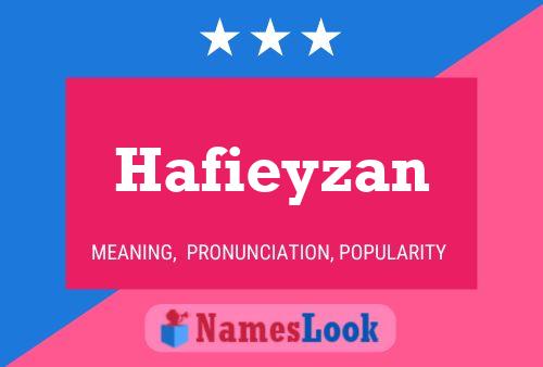 Affiche de nom Hafieyzan