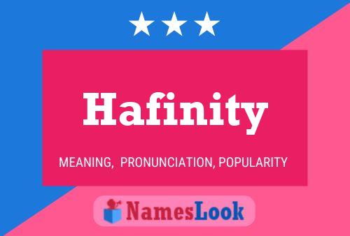 Affiche de nom Hafinity